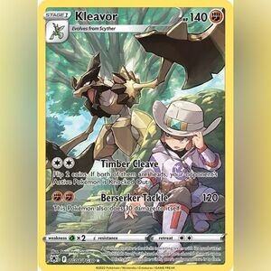 🔥 Kleavor TG08/TG30 Trainer Gallery Pokémon Card – Near Mint 🔥